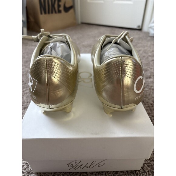 Nike Mercurial Superfly 1 CR7 RGN SE FG Metallic Gold IQ2995-900 Men\'s Size 11.5